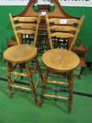 2 high chairs. Estimate £5-10.