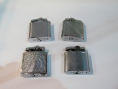 4 vintage lighters (3 are petrol). Estimate £20-30.