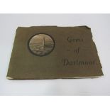 2 oblong folio albums of photographic views comprising: Gems of Dartmoor, 16 tipped in hand coloured