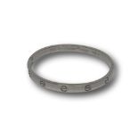 18ct white gold Cartier bracelet IP6688. Estimate £2,500-2,800.