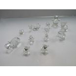 Various Swarovski animals