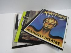 West End Theatre illustrated programmes (Premiere or 1st Runs), large format. All with colour