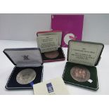 5 Royal Mint various coins/medals with certificates. Estimate £60-80.