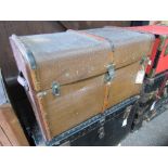 Travel trunk. Estimate £10-20.