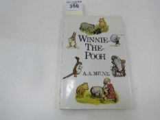 Winnie The Pooh by A A Milne, 1973. The first edition to contain the coloured illustrations by