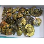 Army & Navy cloth badges insigma & RN buttons. Estimate £15-25