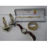 Marcel Drucker wrist watch (boxed), stainless still back, serial 21-779G with Japanese movement &