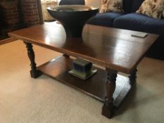 Oak coffee table