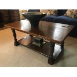 Oak coffee table