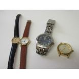 Seiko quartz lady's wrist watch and three other wrist watches. Estimate £10-20