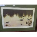 2 limited edition prints of water fowl signed Chris Rose. Estimate £5-10.