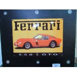 Large illuminating 'FERRARI' sign for the 250 GTO model. Estimate £20-30.