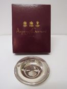 Asprey & Garrard 4in sterling silver Armada dish. Estimate £140-160.