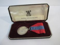 Royal Mint silver Queen Elizabeth II Imperial Service Medal awarded to Kathleen Amy Maude Bedford,