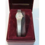 Seiko lady's Quartz fashion watch, boxed. Estimate £20-30.