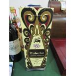 A 75cl bottle of Thibarine 1970's vintage in original box. Estimate £20-30.