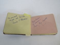 Autograph book, mostly musical