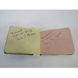 Autograph book, mostly musical