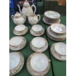 Qty of Japanese porcelain tableware. Estimate £10-20.