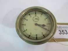 Doxa car clock from the 1920's/30's with second hand, 8 day running. Would have been on the