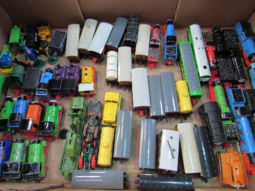 Approx 17 toy Matchbox trains, 3 carriages & 2 trucks. Estimate £20-30. - Image 2 of 2