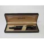Sheaffer Duo pen & ball pen set with GP nib & fittings, in original box. Estimate £20-40.