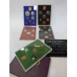 10 Royal Mint UK annual set proof coins, 1970 to 1979. Estimate £50-100.