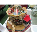 Maista 'Santa's Carousel Park' in original box & Gold Label animated musical collectables: 'The