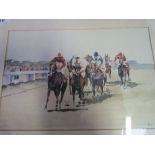 2 framed & glazed limited edition prints of racehorses by Stanley Keen. Estimate £20-30.