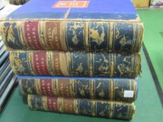 Cassell's History of England, 8 parts bound in 4 volumes, not dated, but circa 1890's. Hundreds of