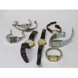 8 assorted wristwatches