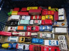 Approx 130 die-cast toy vehicles, mainly Matchbox & aircraft & Thunderbirds. Estimate £20-40.