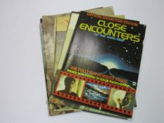 9 Film Programmes & Brochures from 1970's including Close Encounters of the Third Kind, The Music