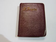 Robert Browning: Pippa Passes & other Poetic dramas, not dated, circa 1890, dark red Morocco leather