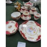 Qty of Paragon china & a lustre ware teapot. Estimate £10-20.