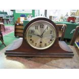 'Napoleon Hat' mantle clock with Westminster chime, going & keeping good time & striking strongly.