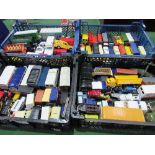 4 trays of die-cast model vehicles. Estimate £20-30.