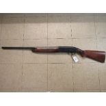 Perfex 12 gauge semi-automatic shotgun. Estimate £120-150.