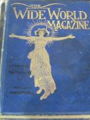 Wide World Magazine in 3 volumes, 1898-1900 contains illustrated travel narratives issued as a