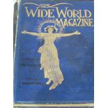 Wide World Magazine in 3 volumes, 1898-1900 contains illustrated travel narratives issued as a