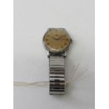 Omega men's automatic wristwatch. Estimate £30-40.