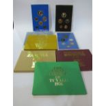 8 Royal Mint annual set proof coins from various countries - 1970's. Estimate £40-80.
