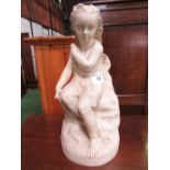 Parian china figurine of Miss Ellie (vide-Water Babies), height 52cms. Estimate £50-70.