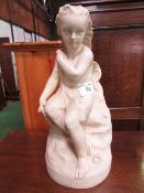 Parian china figurine of Miss Ellie (vide-Water Babies), height 52cms. Estimate £50-70.