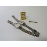 Seiko quartz gent's wristwatch with date aperture, a Lorus quarts gent's wristwatch with day &