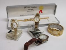 Marcel Drucker wrist watch (boxed), stainless still back, serial 21-779G with Japanese movement &