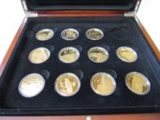 1994 Isle of Man 1/20 oz Angel gold coin; 1946, 1994, 1998 USA silver dollars & 1/2 dollar plus