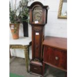 1920's oak cased Grandmother clock with Westminster Chimes, a/f. Estimate £20-30.