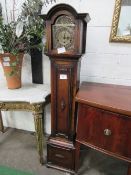 1920's oak cased Grandmother clock with Westminster Chimes, a/f. Estimate £20-30.