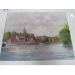 5 unframed prints of Oxford scenes by Ken Messer. Estimate £20-30.